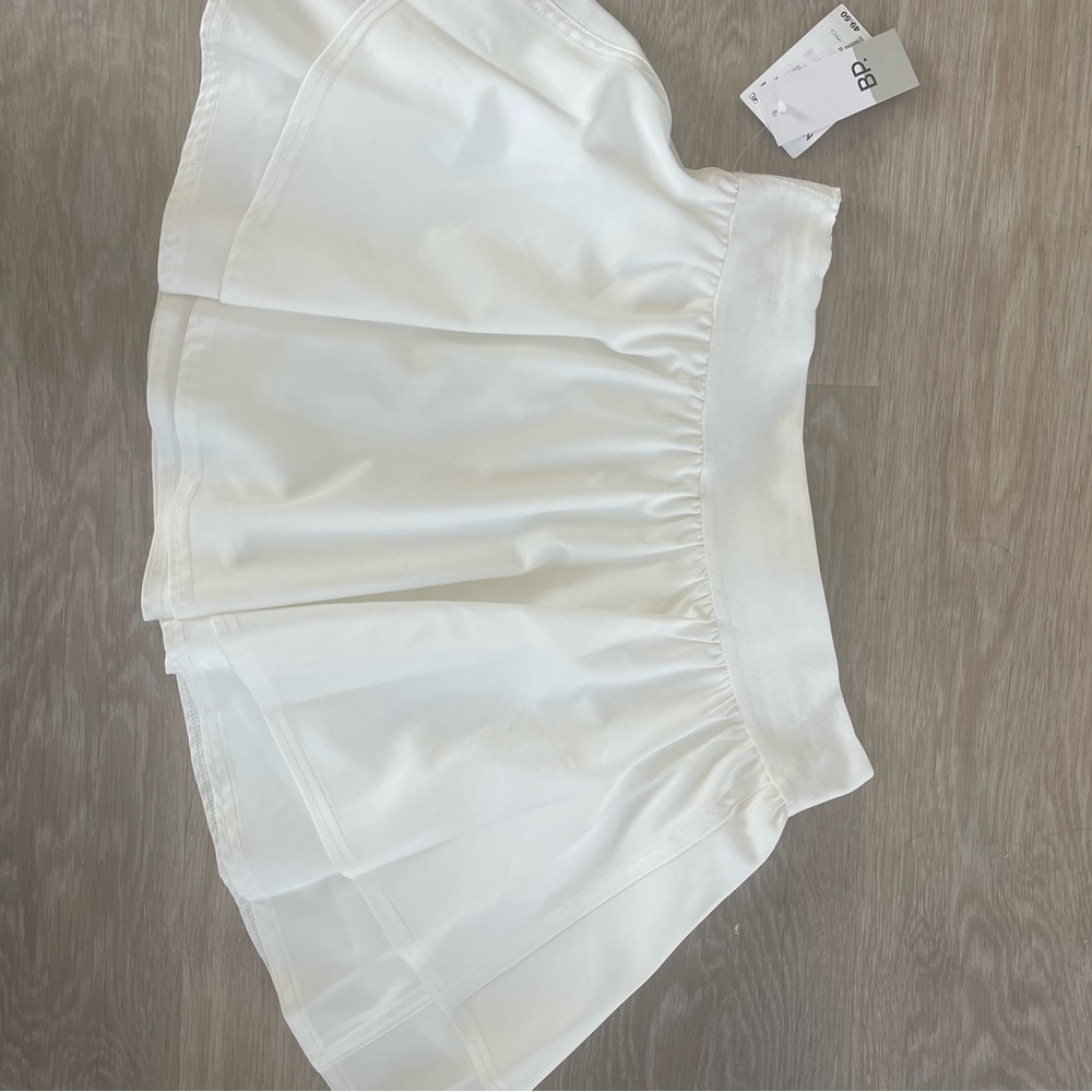NWT Nordstrom BP White Tennis Skirt
